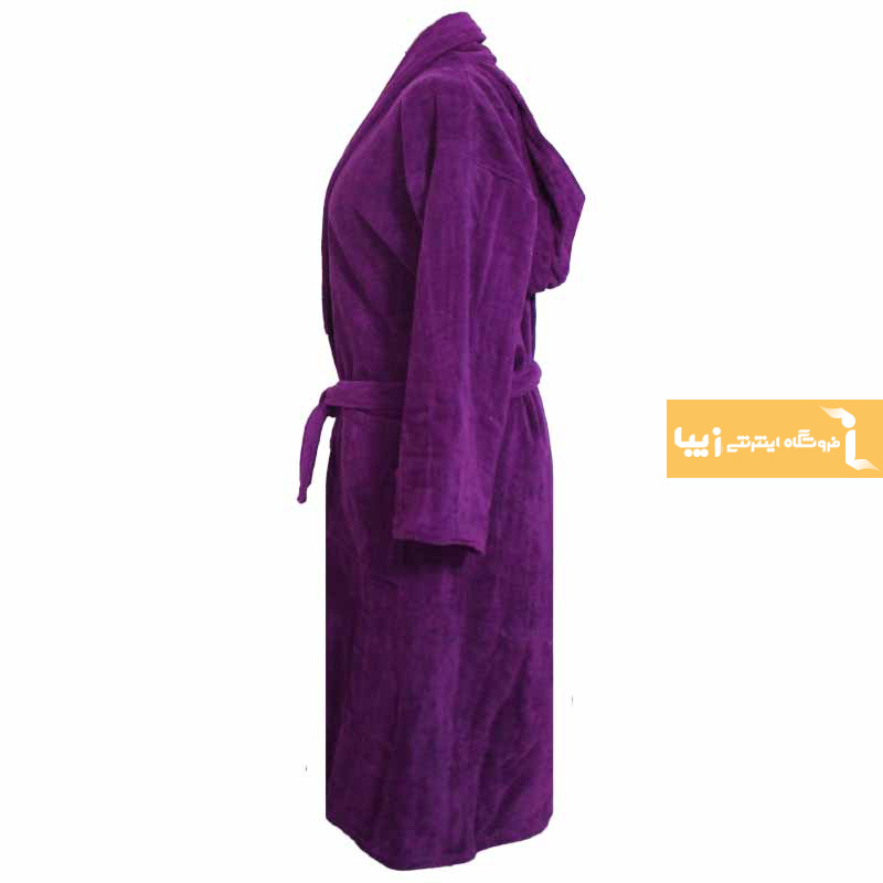 حوله تن پوش مدل دنیز رنگ بنفش