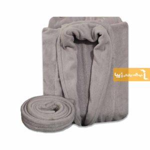 حوله تن پوش مدل دنیز رنگ طوسی