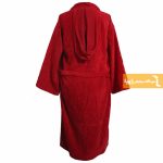 حوله تن پوش مدل دنیز رنگ قرمز