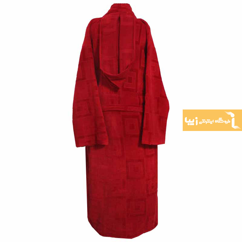 حوله تن پوش مدل کایرا رنگ زرشکی
