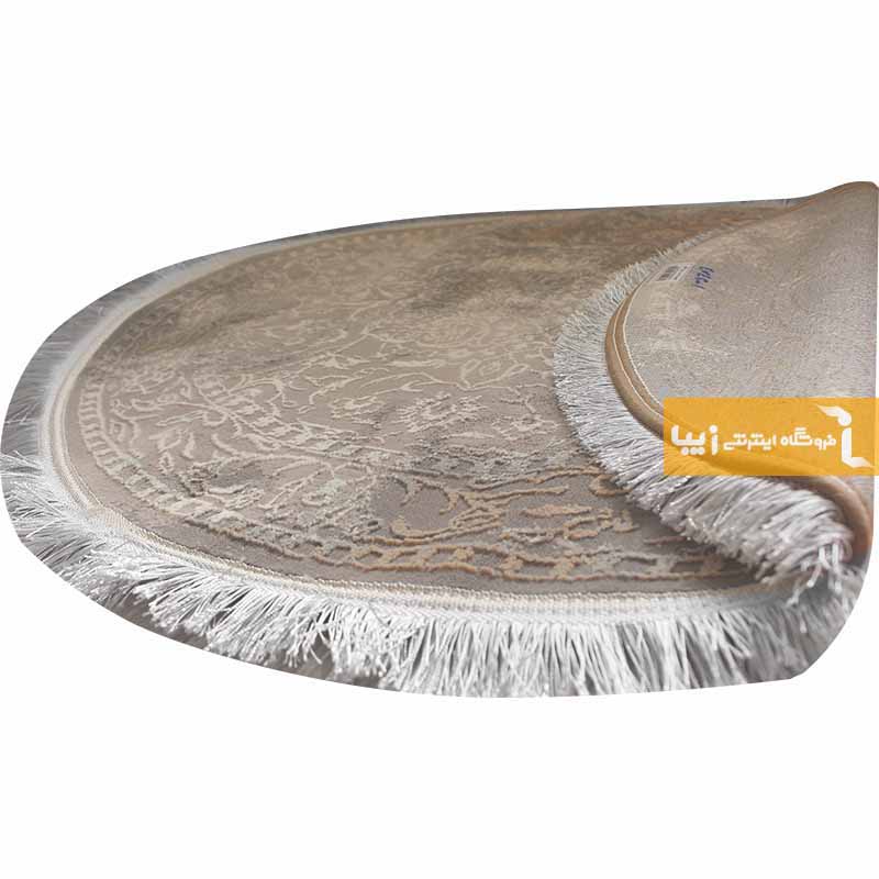 فرش گرد طرح رایکا زمینه فیلی