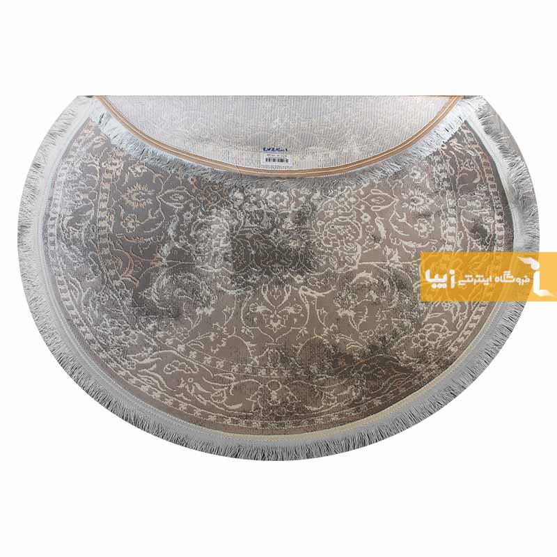 فرش گرد طرح رایکا زمینه فیلی