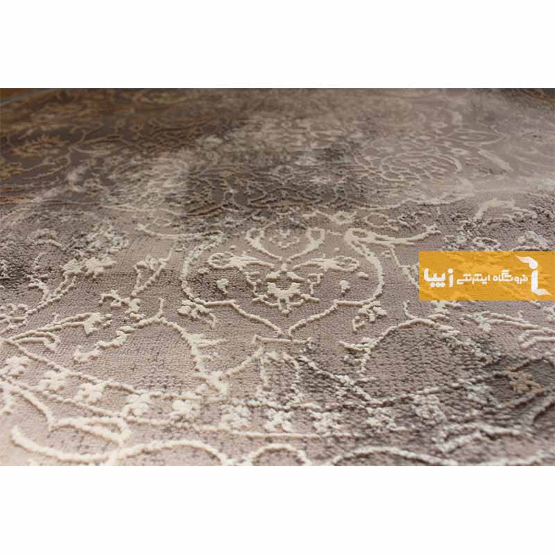 فرش گرد طرح رایکا زمینه فیلی