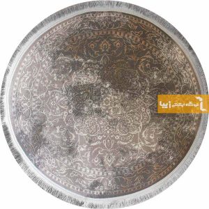 فرش گرد طرح رایکا زمینه فیلی