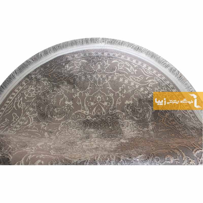 فرش گرد طرح رایکا زمینه فیلی