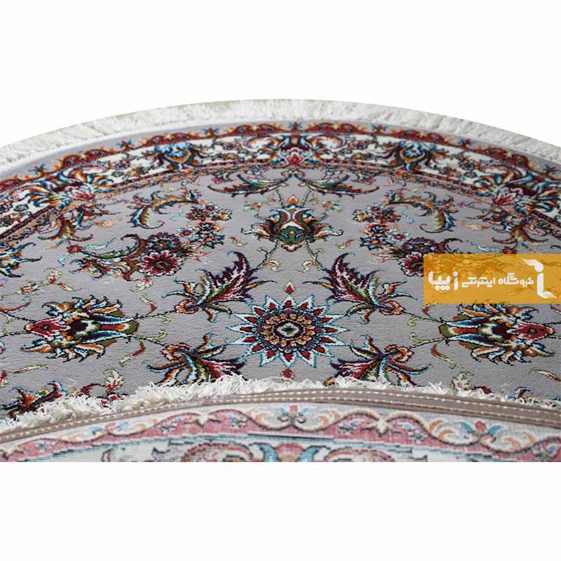 فرش گرد طرح صبا زمینه فیلی