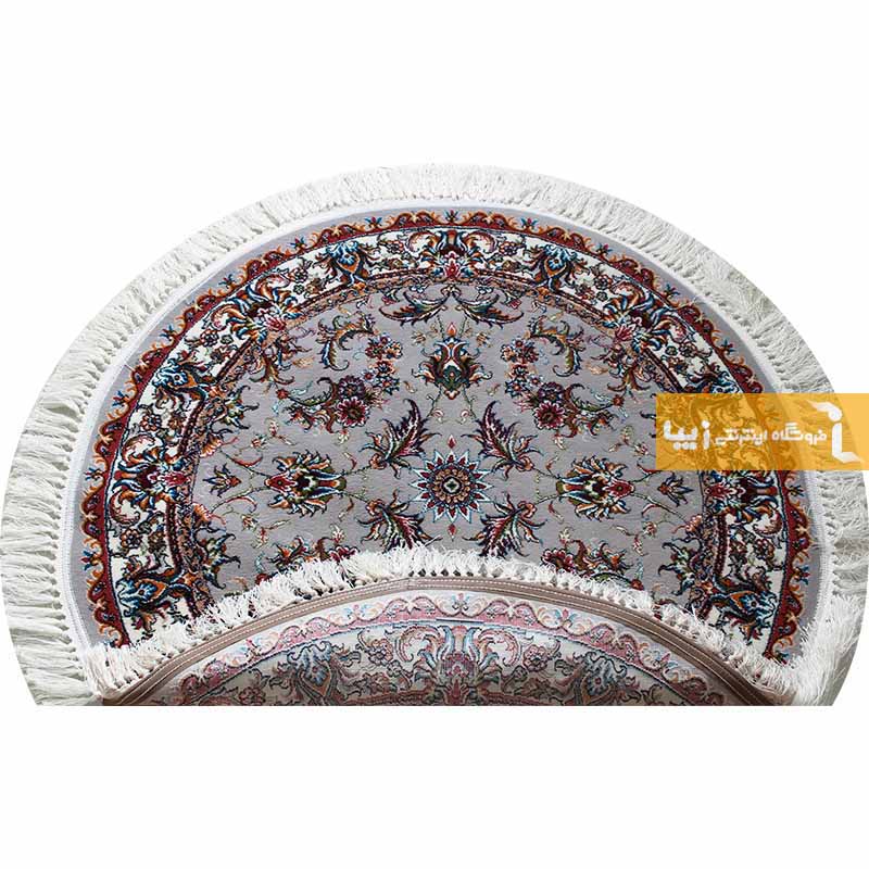 فرش گرد طرح صبا زمینه فیلی