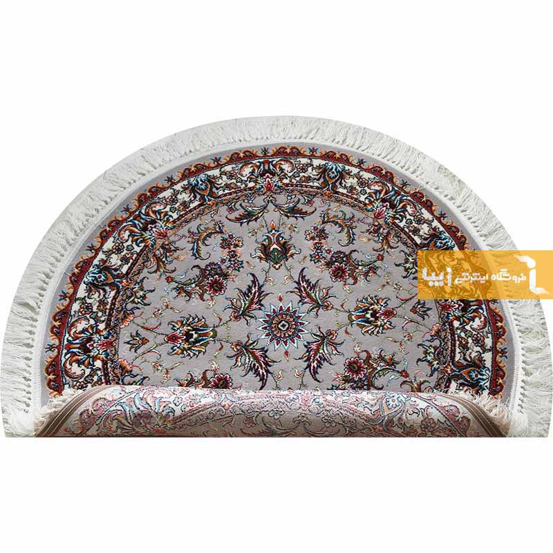 فرش گرد طرح صبا زمینه فیلی