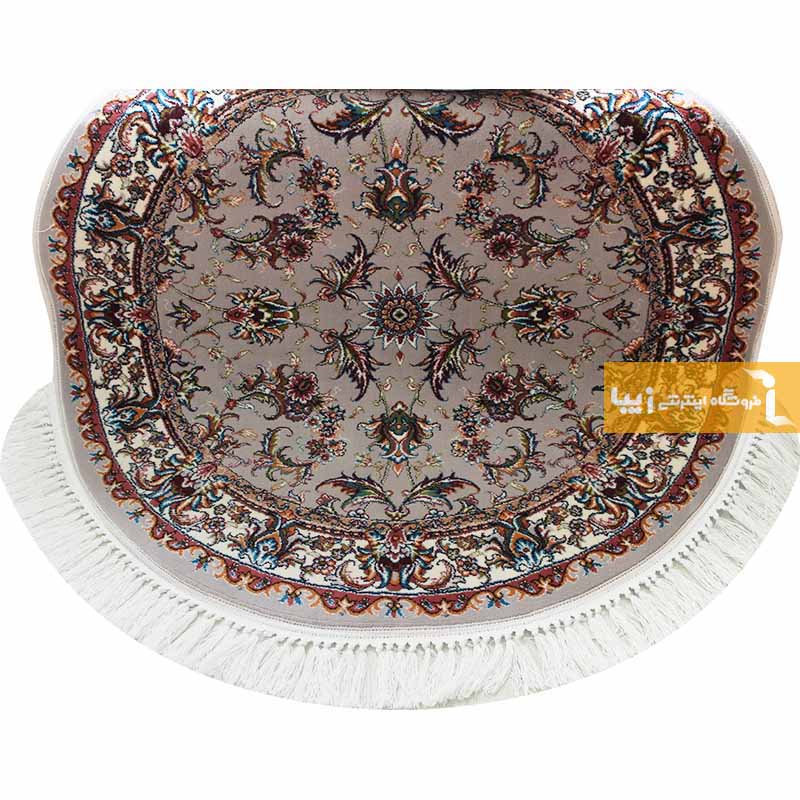 فرش گرد طرح صبا زمینه فیلی