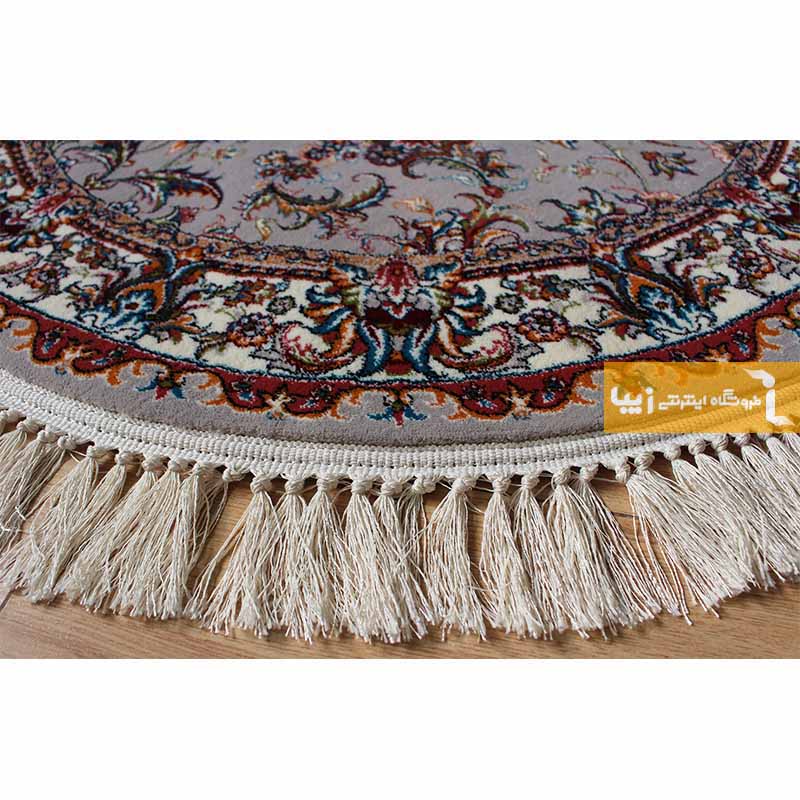 فرش گرد طرح صبا زمینه فیلی
