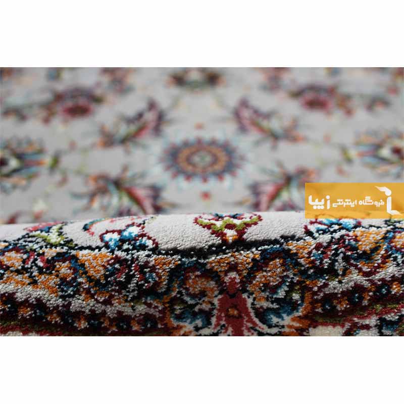 فرش گرد طرح صبا زمینه فیلی