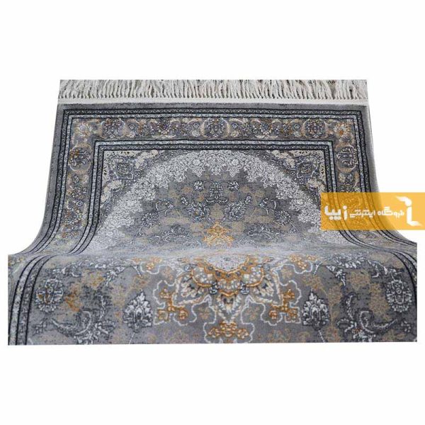 فرش طرح خطیبی زمینه طوسی