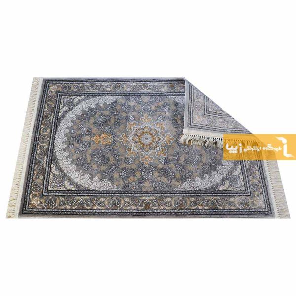 فرش طرح خطیبی زمینه طوسی
