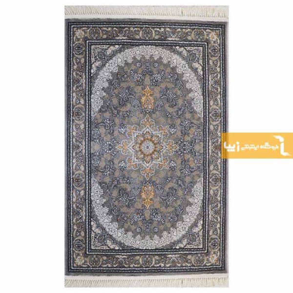 فرش طرح خطیبی زمینه طوسی