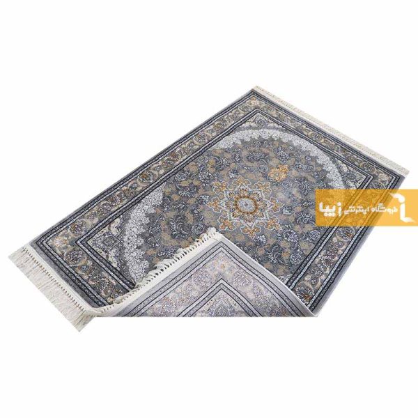 فرش طرح خطیبی زمینه طوسی