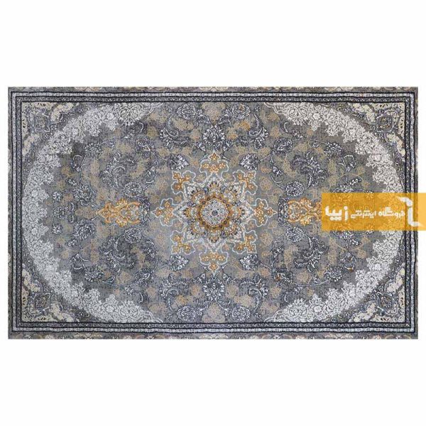 فرش طرح خطیبی زمینه طوسی