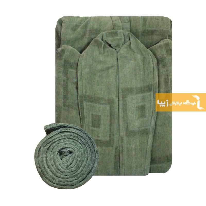 حوله تن پوش سبز طرح کایرا4