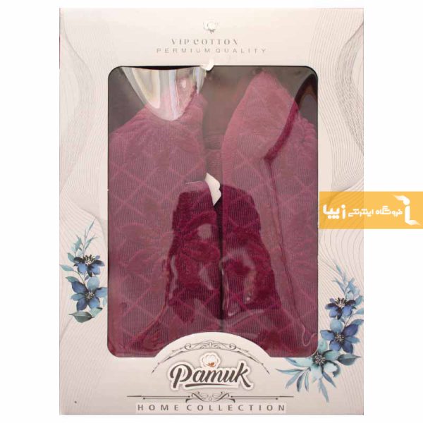 حوله تن پوش سرخابی طرح سرانزا1