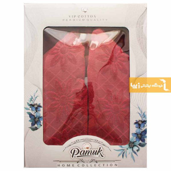 حوله تن پوش قرمز طرح سرانزا1