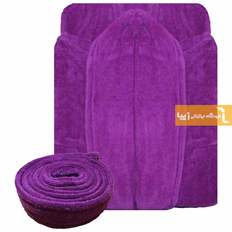 حوله تن پوش بنفش طرح دنیز4