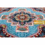 فرش گرد آبی طرح ناردون10