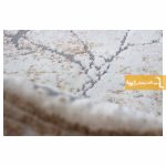 فرش گرد کرم طرح ماربل8