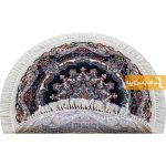 فرش گرد کرم طرح نیلا2