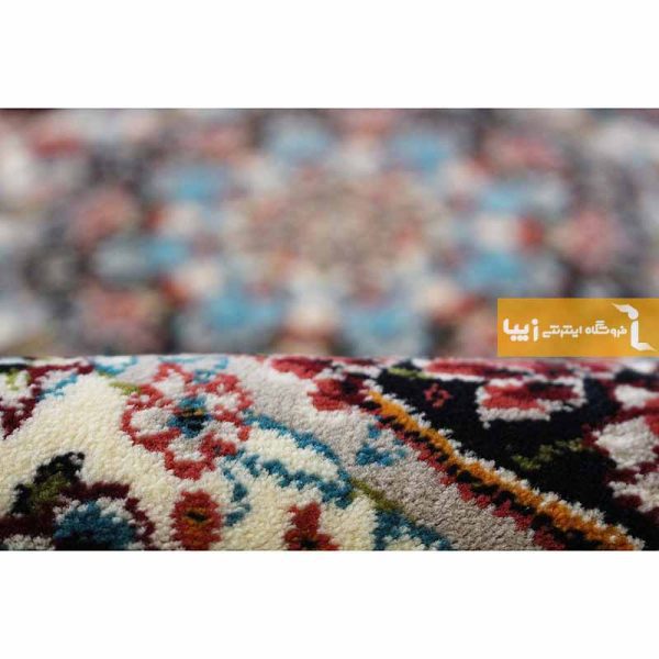 فرش گرد کرم طرح نیلا6