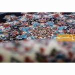 فرش گرد کرم طرح نیلا5