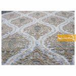 فرش گرد کرم طرح گندم10