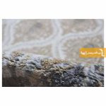 فرش گرد کرم طرح گندم5