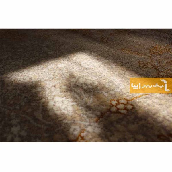 فرش گرد کرم طرح شاهکار7
