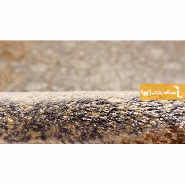فرش گرد کرم طرح شاهکار10