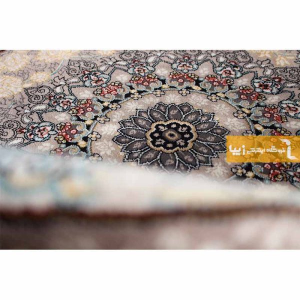 فرش گرد فیلی طرح اصفهان3