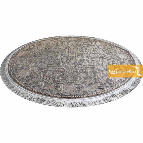 فرش گرد فیلی طرح سرو11
