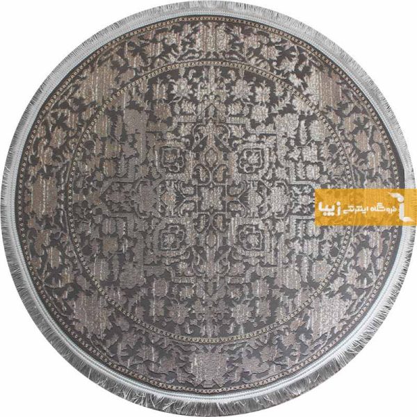 فرش گرد فیلی طرح سرو10