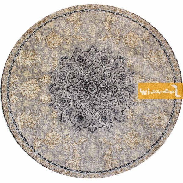 فرش گرد قیلی طرح شاهکار12