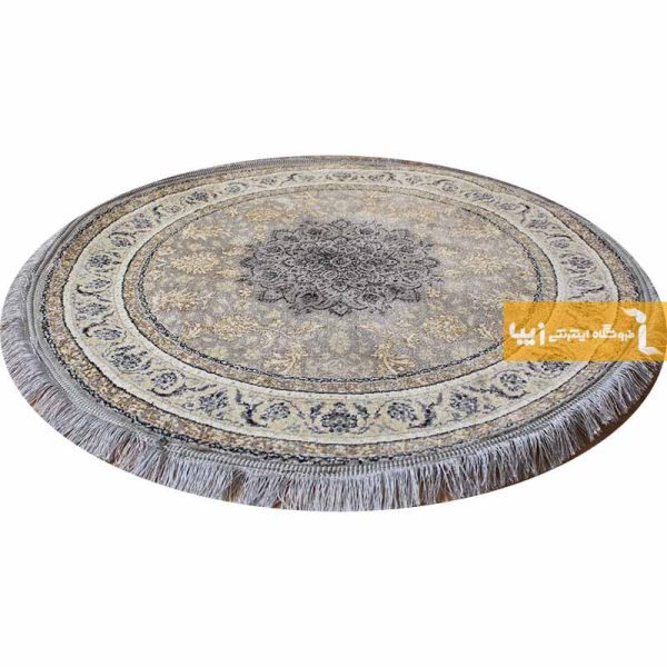 فرش گرد قیلی طرح شاهکار11