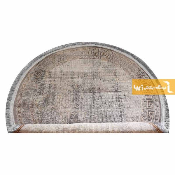 فرش گرد فیلی طرح ورساچ3