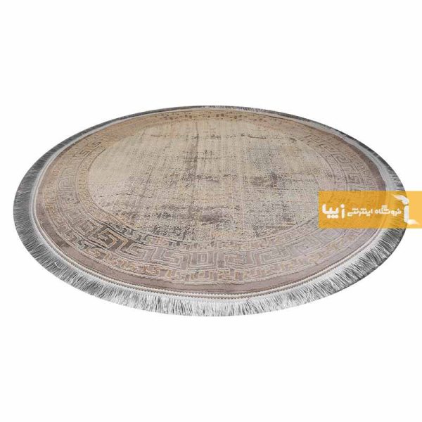 فرش گرد فیلی طرح ورساچ2