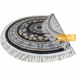 فرش گرد دودی طرح اصفهان6