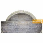 فرش گرد طوسی طرح مراکش9