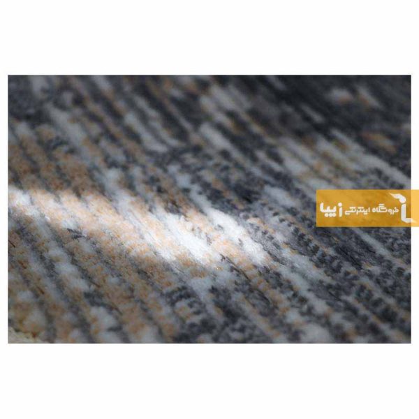 فرش گرد طوسی طرح صحرا13