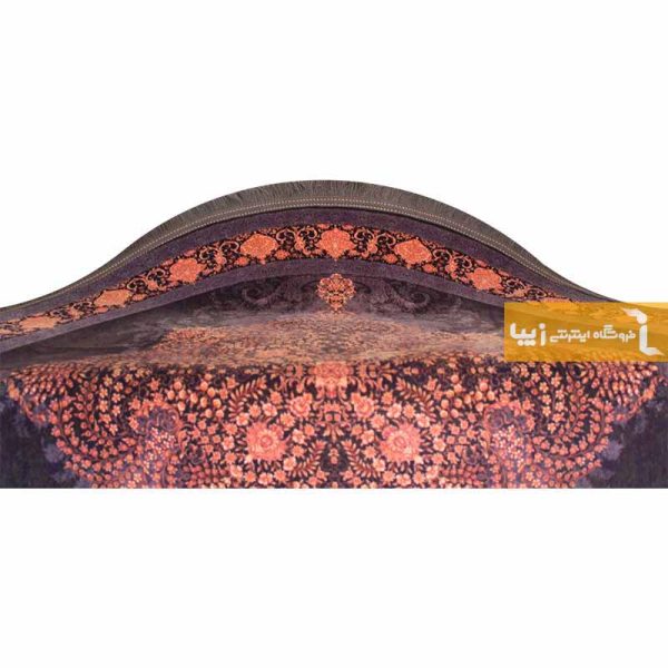 فرش گرد بنفش طرح آمیتیست10