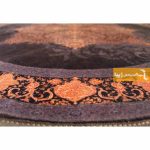 فرش گرد بنفش طرح آمیتیست9