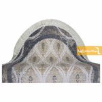 فرش بیضی کرم طرح گندم10
