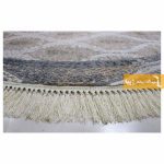 فرش بیضی کرم طرح گندم9