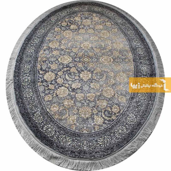 فرش بیضی فیلی طرح افشان8