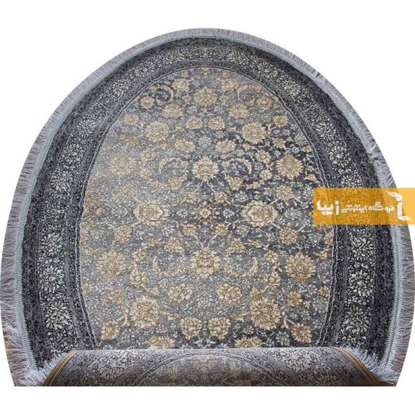 فرش بیضی فیلی طرح افشان11