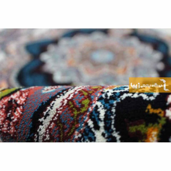 فرش بیضی فیلی طرح باغ معلق2